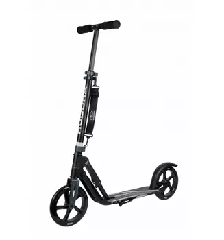 Двухколесный самокат Hudora Big Wheel 205, schwarz/anthrazit черно-антрацитовый