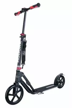 Двухколесный самокат Hudora Big Wheel Style 230, black/черный