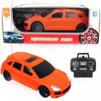 Джип на радиоуправлении Спортавто, 1:24, 20 см, свет, оранжевая