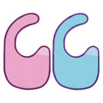 Фартук нагрудный Первый, от 3 месяцев на липучках, текстиль