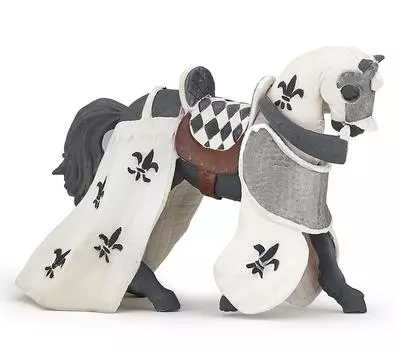 Фигурка - Белая драпированная лошадь