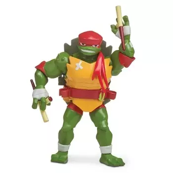 Фигурка Черепашки-ниндзя - Рафаэль с боевым панцирем, 12 см, серия Rotmnt