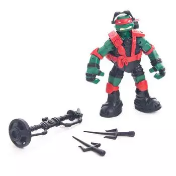 Фигурка черепашки-ниндзя Технологичный Раф, 12 см.