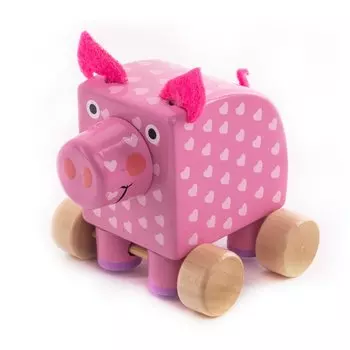 Фигурка деревянная - Поросенок Хрю