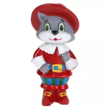 Кот в сапогах для ванной, пластизоль, в сетке