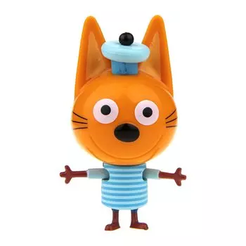 Фигурка героя мультфильма Три кота – Коржик, 6,5 см, подвижные ножки и ручки