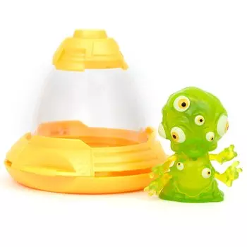 Фигурка из серии Exogini - Гургл, с летающей тарелкой