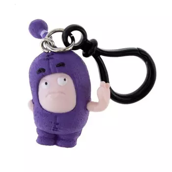 Фигурка из серии Oddbods на брелоке Jeff, 3 см.