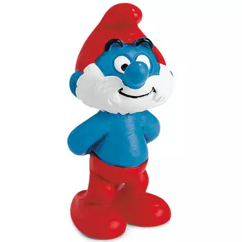 Фигурка из серии Смурфики - Гномик в красном колпаке