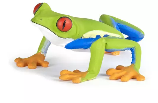 Фигурка - Красноглазая древесная лягушка, 12 х 5 х 8 см.