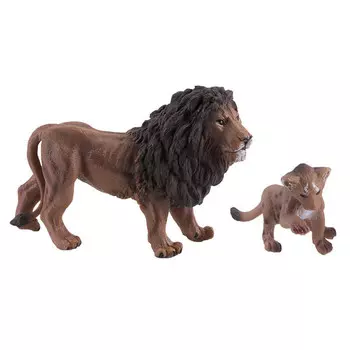 Фигурка - Лев со львенком
