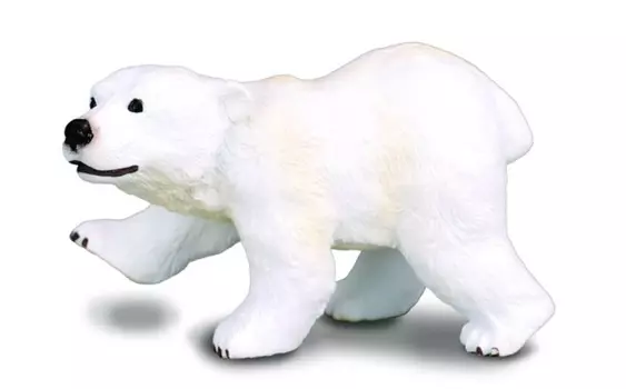 Фигурка Медвежонок полярного медведя стоящий, размер S