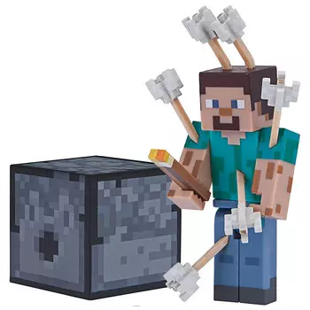 Фигурка Minecraft Steve with Arrows, 8 см