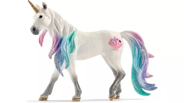 Фигурка - Самка морского единорога, размер 11 х 4 х 13 см.