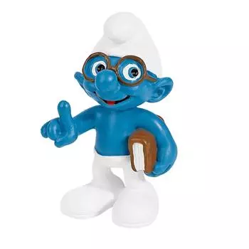Фигурка Смурфик - Гномик умный с книгой