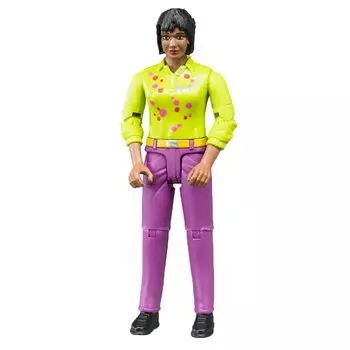 Фигурка женщины в розовых джинсах