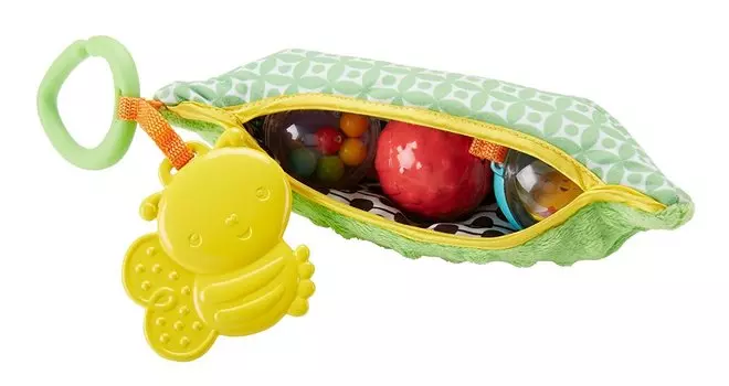 Fisher-Price. Плюшевая игрушка-погремушка - Горошек