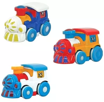 Фрикционный поезд - Парковка, 8 см, 4 вида