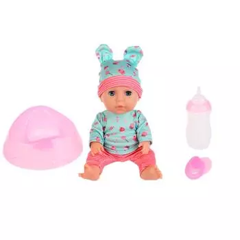 Функциональный пупс с аксессуарами – Дашенька, 20 см, пьет, писает, закрывает глазки