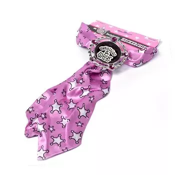 Галстук - Девичник со звездой шерифа, розовый