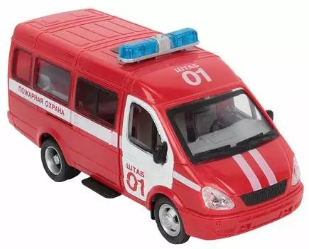 Газель пожарная из серии Автопарк, 23 см, свет и звук