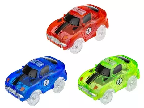 Гибкий трек – Автопарк – Спорткар с 3 светодиодами