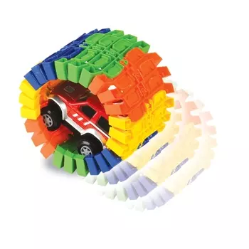 Гибкий трек - Большое путешествие, 25 деталей, машинка