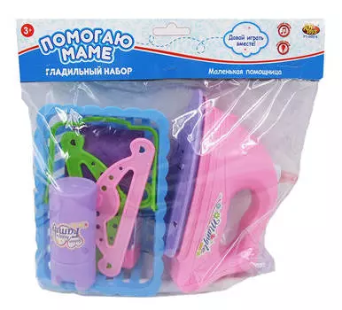 Гладильный набор, электромеханический, 7 предметов, со световыми и звуковыми эффектами