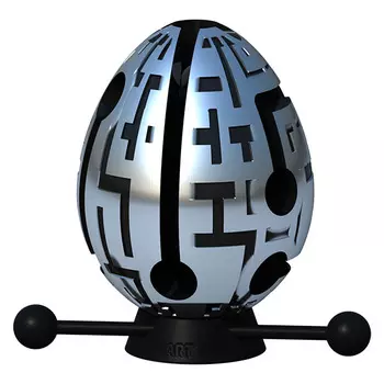 Головоломка из серии Smart Egg - 3D лабиринт в форме яйца Техно