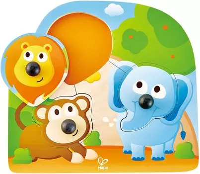 Головоломка-мозаика Большие носы - Джунгли