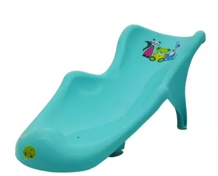 Горка для купания Mishka бирюзовая