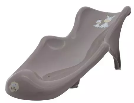 Горка для купания с дизайном Zebra, коричневая