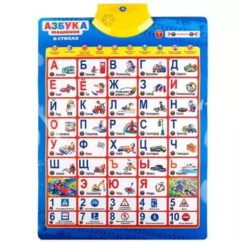 Говорящий плакат – Азбука машинок в стихах