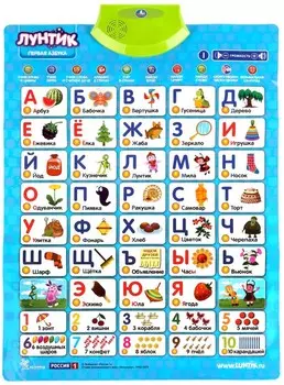 Говорящий плакат – Первая Азбука. Лунтик