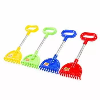 Грабли №20 алюминиевый черенок с ручкой, длина - 34 см