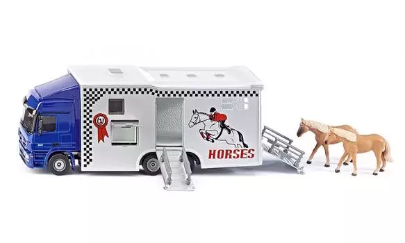 Грузовик Mercedes-Benz Actros - Перевозчик для лошадей