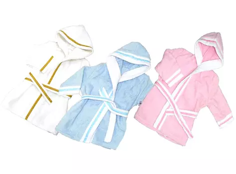 Халатик банный Премиум, белый