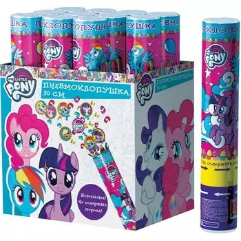 Хлопушка - My Little Pony, конфетти с героями, 30 см