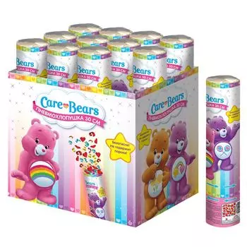 Хлопушка - Заботливые мишки 30 см