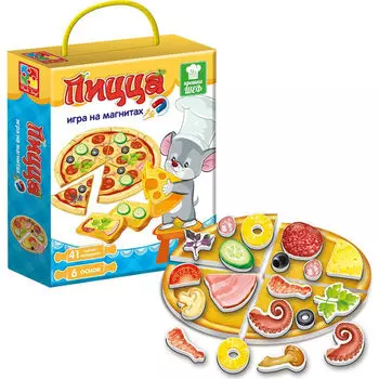 Игра магнитная - Крошка Шеф - Пицца