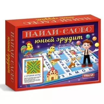 Игра настольная №55 - Найди слово-Юный эрудит