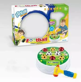 Игра настольная для развития реакции - Футбол-стучалка, со звуковыми и световыми эффектами