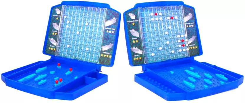 Игра настольная "Морской бой-2", ретро