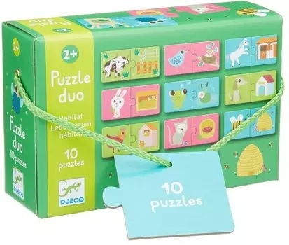 Игра-пара – Где живет? 20 деталей