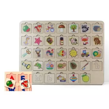 Игра развивающая деревянная - Азбука 2