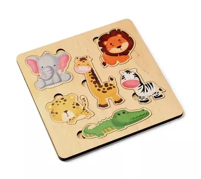 Игра развивающая деревянная - Дикие животные