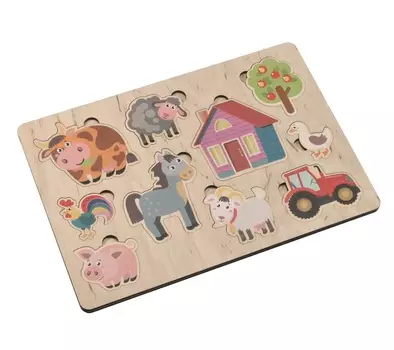 Игра развивающая деревянная - Ферма