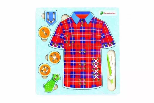 Игра развивающая - Иглоборд, рубашка