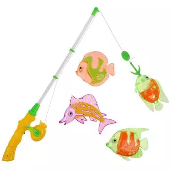 Игра рыбалка - Ми-Ми-Мишки со светом