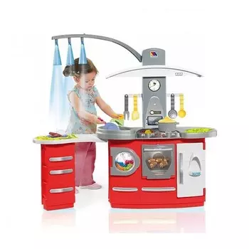 Игровая кухня большая со светом, 19 предметов